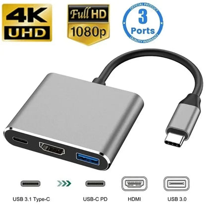 SB-C 7-in-1 Hub mit 4K HDMI & LAN